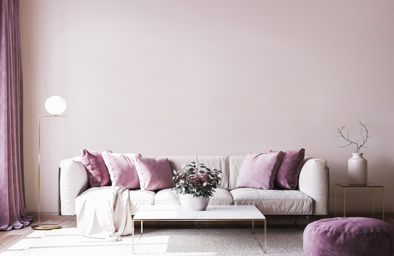 Lavender Living Room